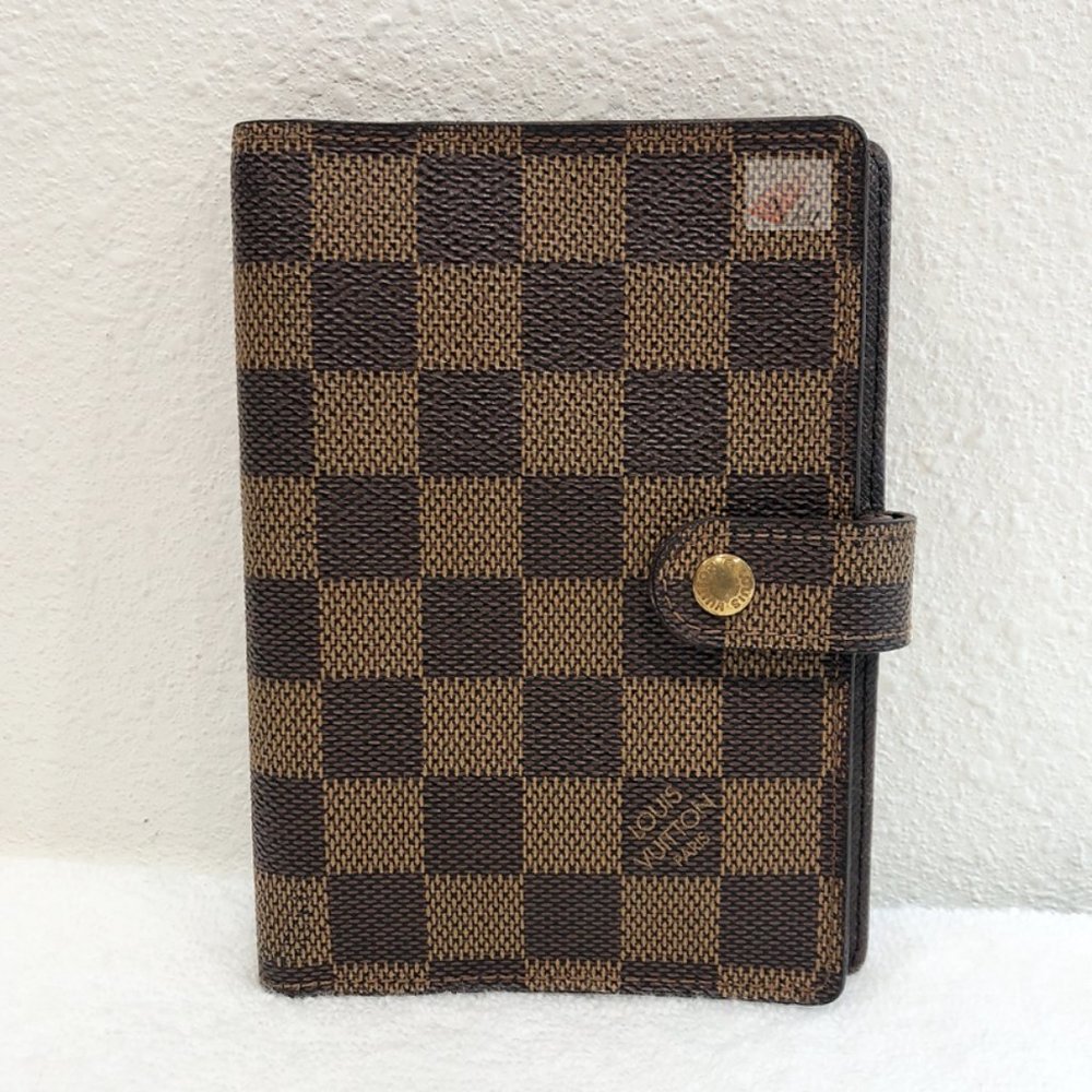 SOLD LOUIS VUITTON Damier Ebene Agenda PM